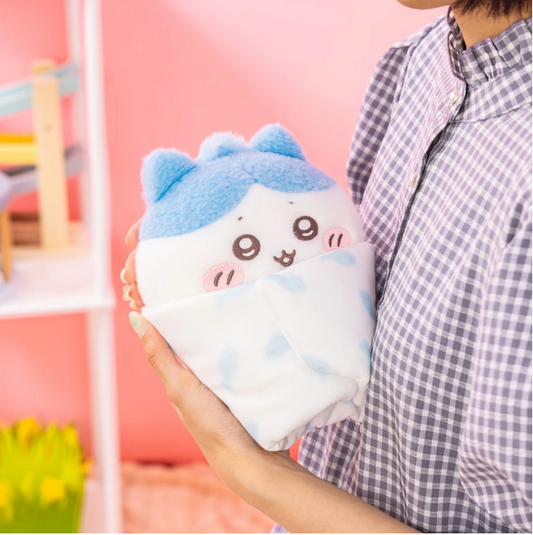 Chiikawa 嬰兒襁褓毛絨玩具(Hachiware)網站優惠