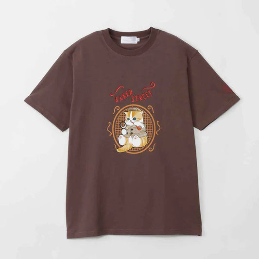 mofusand mofumofu旅行 T恤 英國 咖啡色