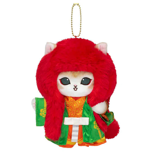 mofusand mofumofu旅行 歌舞伎貓玩偶(親獅) 吊飾