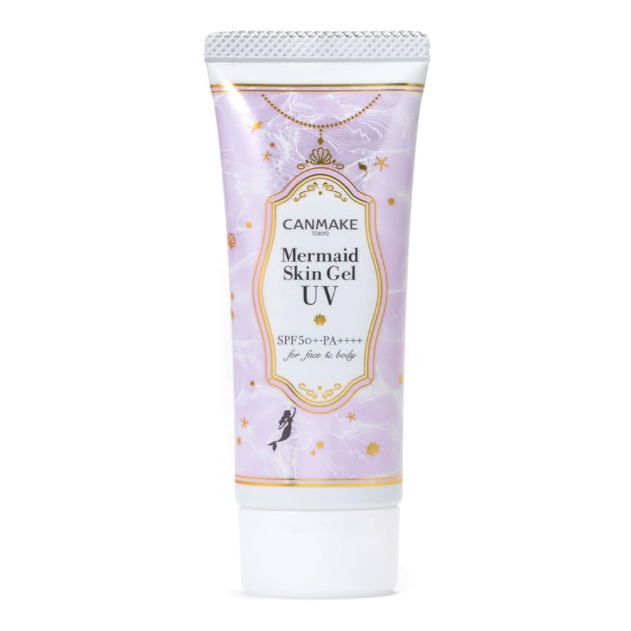 Canmake 美容液成分83%配合 精華防曬霜 SPF50+・PA++++ 洗面奶卸掉 (紫色)