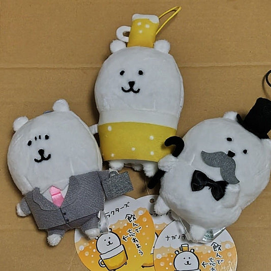 JOKEBEAR ナガノキャラクターズ 大人なマスコット 一套3隻