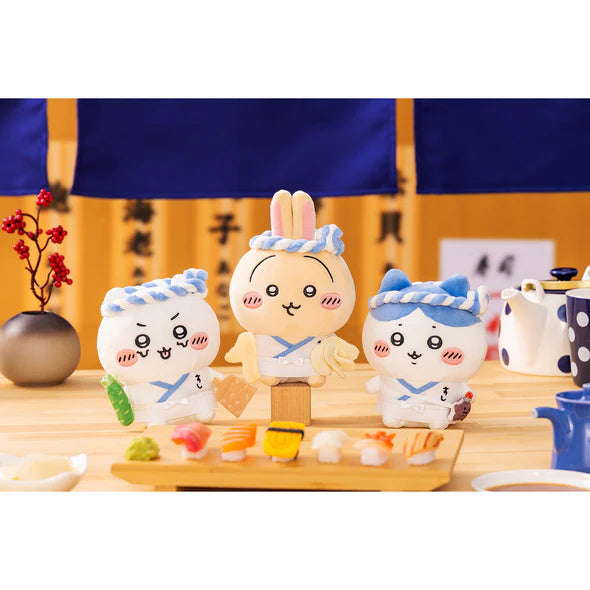 Chikawa Chikawa 壽司坐迷你毛絨玩具 (Chiikawa)