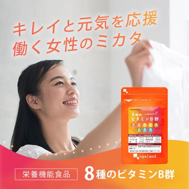 8種B群維生素(約1個月用量)維生素B12補充劑 功能性食品,葉酸,維生素B2,菸鹼酸,泛酸,生物素