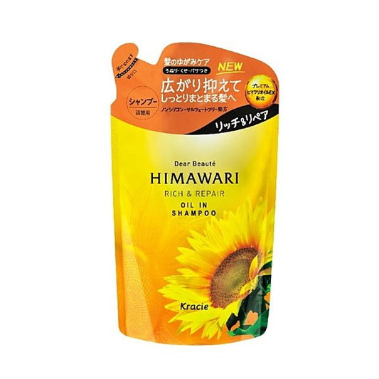 肌美精 - Himawari 向日葵豐盈洗髮露 向日葵洗頭水補充裝 360ml - 東京雜貨店 Chocodream_JP向日葵洗頭水補充裝