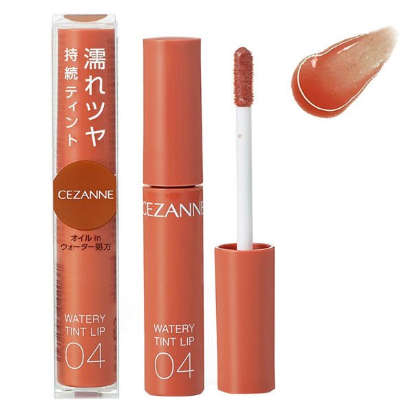 CEZANNE Watery Tin Trip 5色水潤濕有色唇膏