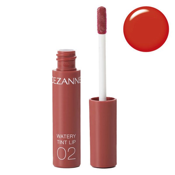 CEZANNE Watery Tin Trip 5色水潤濕有色唇膏
