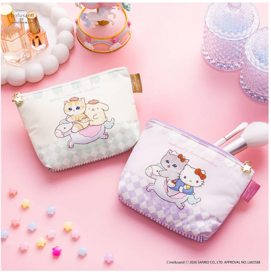 mofusand×三麗鷗 口袋紙巾收納包 (凱蒂貓)