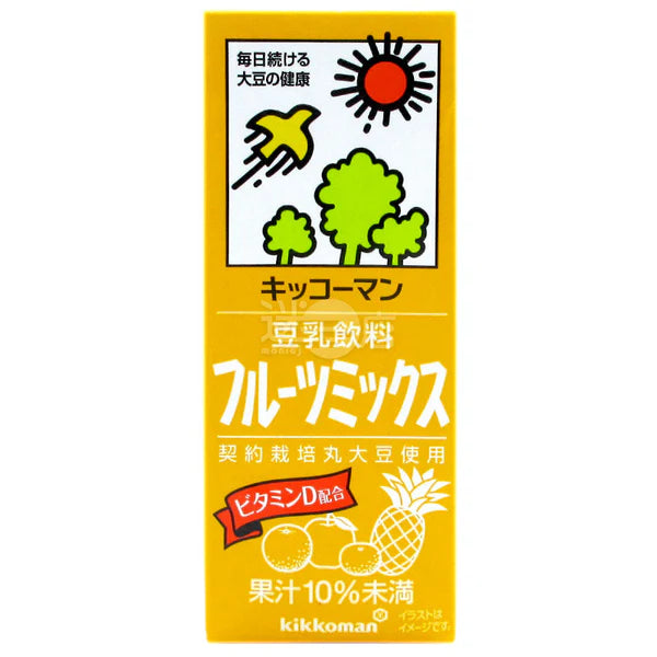 kikkoman 豆乳飲品 雜果味 健康減肥新習慣 新店葵廣橫濱屋自取或安排轉貨