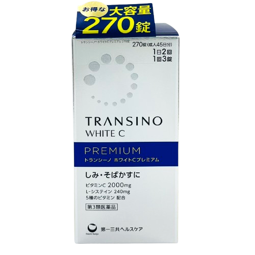 第一三共 TRANSINO White C Premium 美白丸270錠