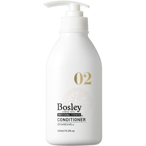 Bosley 洗頭水/護髮素 - 洗頭水請停留30秒至1分鐘 激活細胞及吸收精華|針對白髮 4分之高日本排名