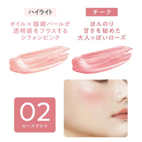 Cezanne Face Glow Color 02 玫瑰發光