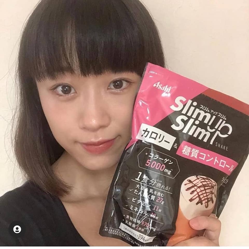 日本Asahi Slim up Slim朱古力膠原蛋白瘦身代餐 (360g) 預訂需時2周
